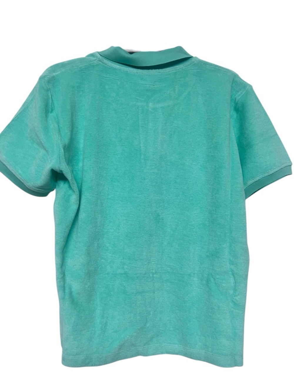 New Hunza G Terry Towelling Mint Green Polo Top - Picture 4 of 7